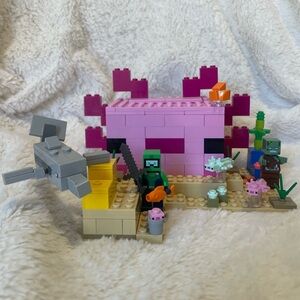 Minecraft Axolotl LEGO [No Box]